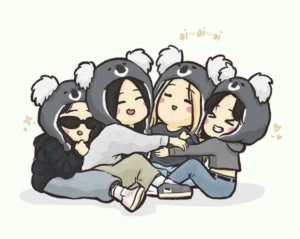 Ảnh Blackpink chibi thumbnail