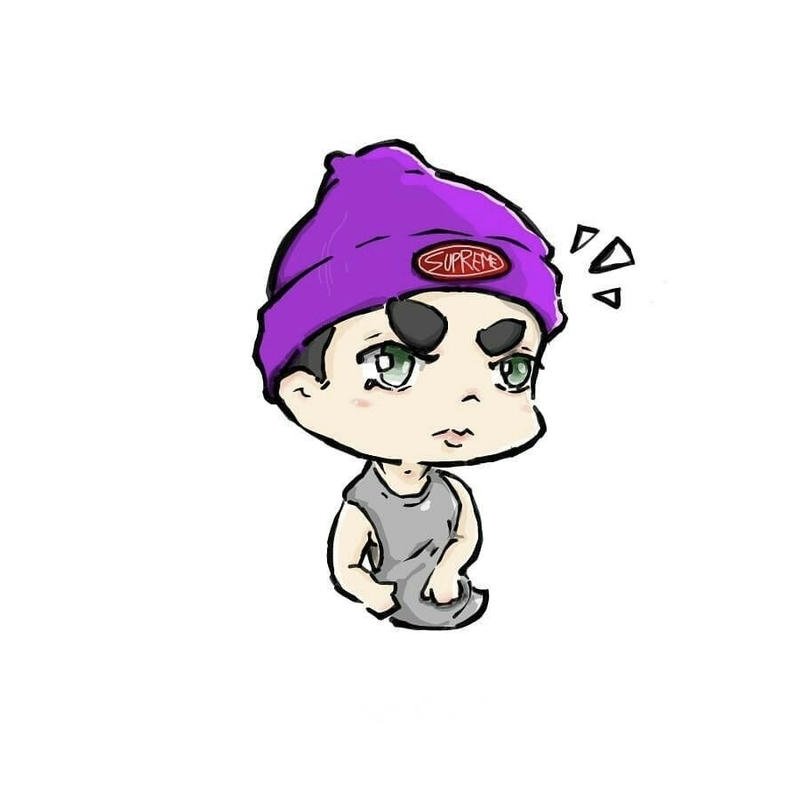 Ảnh Sơn Tùng chibi phong cách hoạt hình đáng yêu