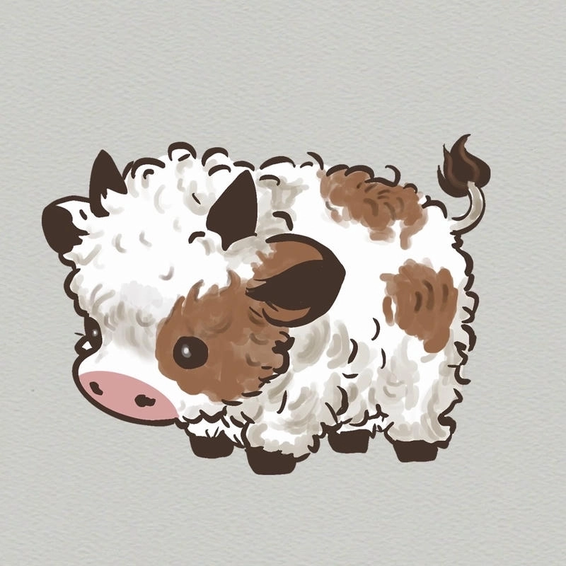 Ảnh chibi con vật với phong cách sinh động bắt mắt