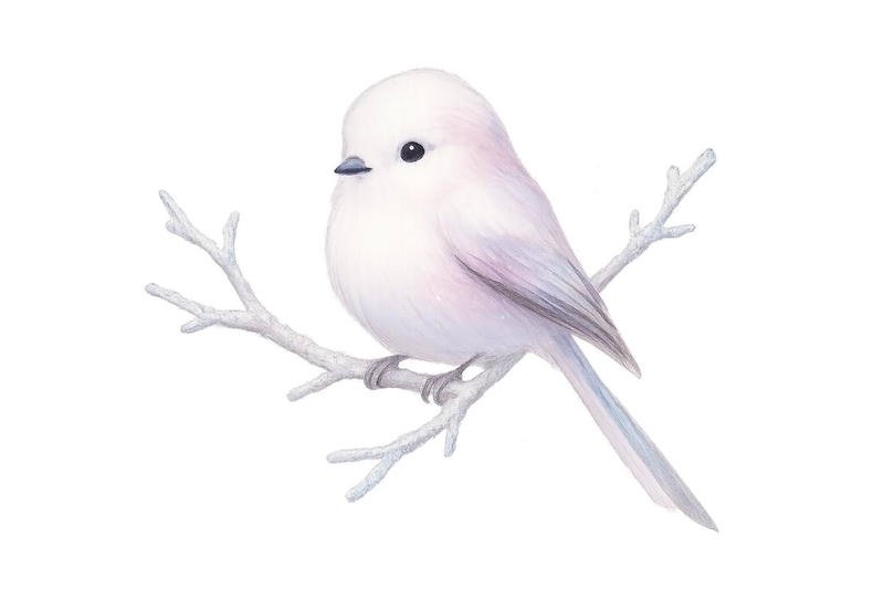 Ảnh chim chibi biểu cảm ngạc nhiên đáng yêu