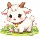 Ảnh con dê chibi thumbnail