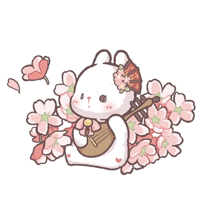 Ảnh động vật chibi với tạo hình nhỏ gọn bắt mắt