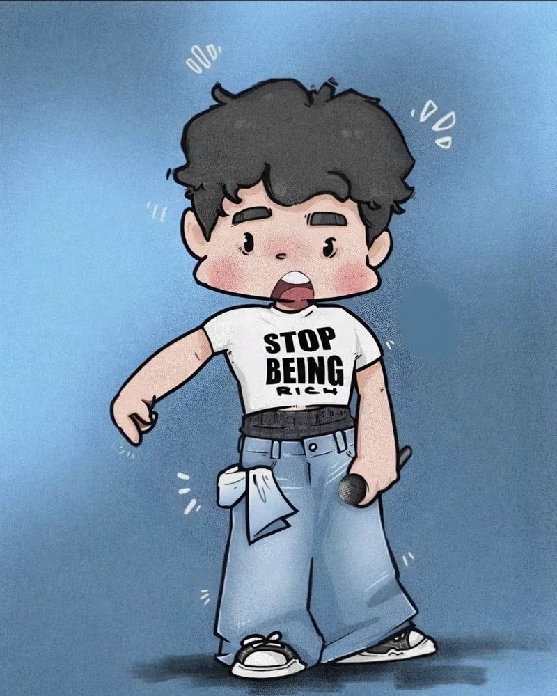 Bản vẽ Sơn Tùng chibi rõ nét phù hợp làm hình nền