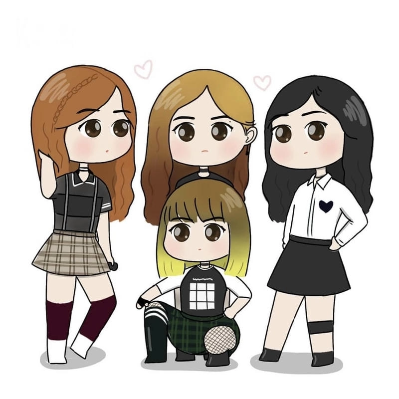 Blackpink chibi với phong cách độc đáo và cuốn hút