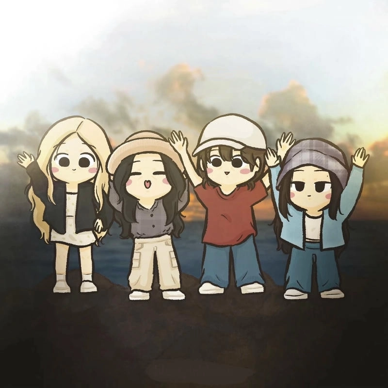 Blackpink phiên bản hoạt hình chibi đầy sức hút