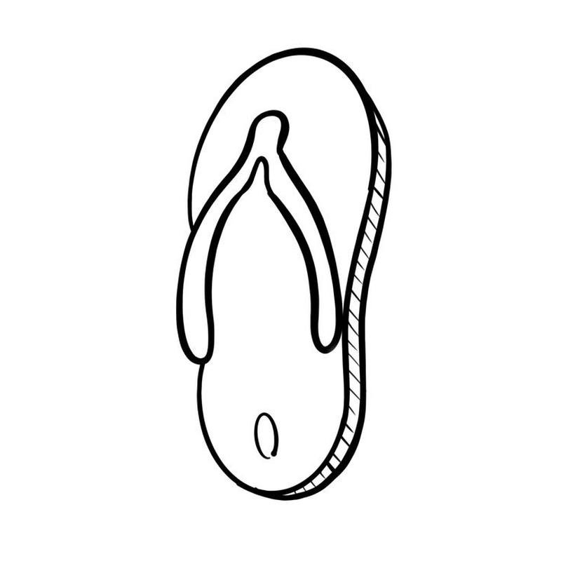 Bức ảnh dép sandal trắng đen dành cho bé