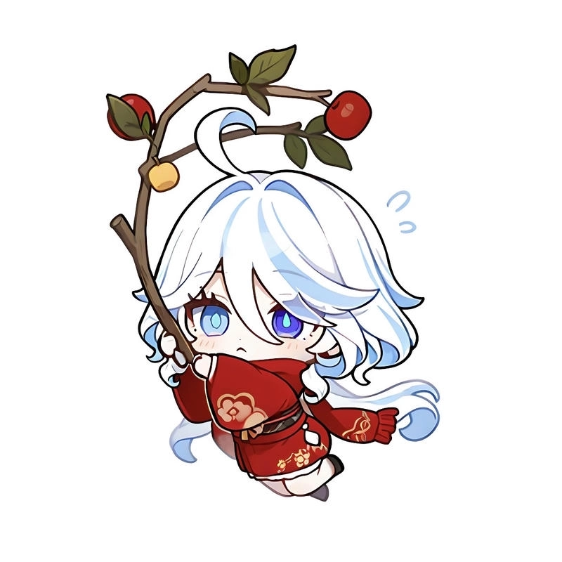 Chi tiết hài hòa tạo nên Furina chibi cuốn hút