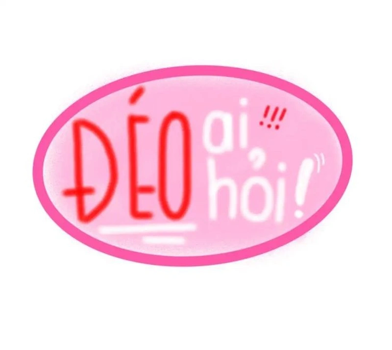 Chọn sticker chữ vui nhộn để phản hồi nhanh