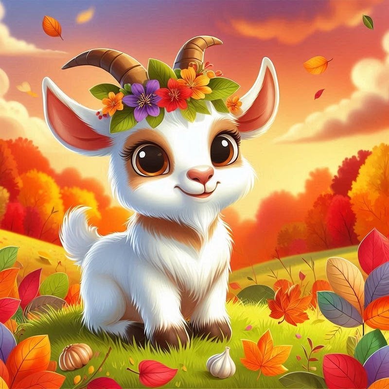 Cử động dê chibi nhẹ nhàng tạo cảm giác thư giãn