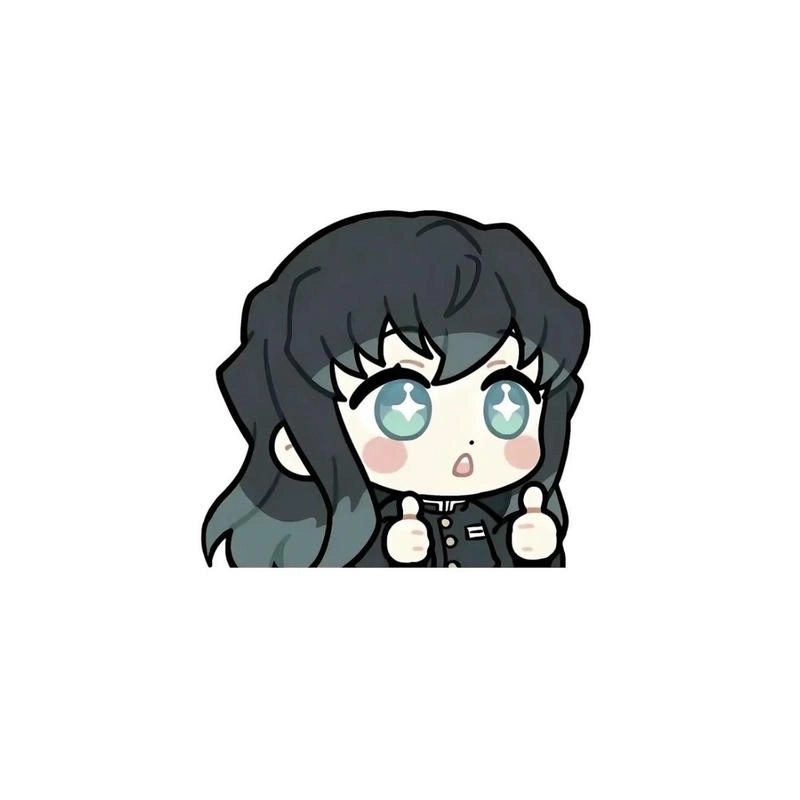 Đường nét mềm mại làm nổi bật Muichirou chibi dễ thương