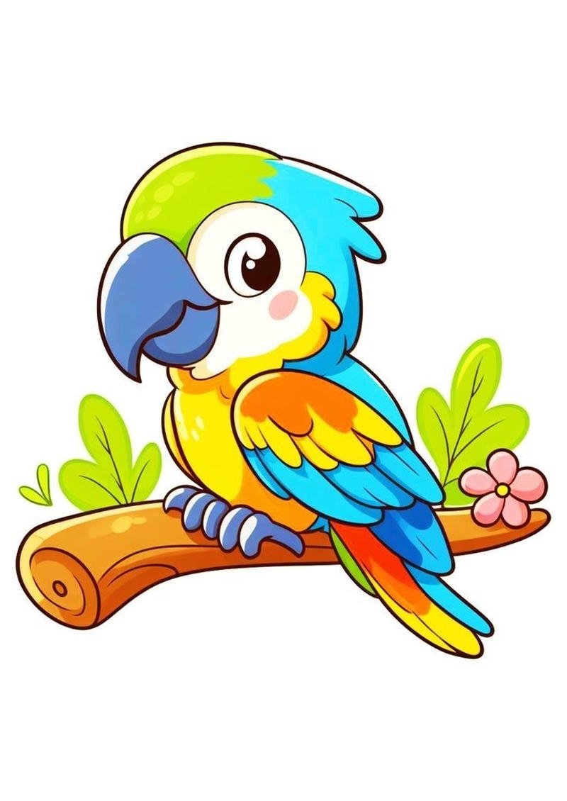 Góc chụp chim chibi nghiêng mình với dáng sinh động