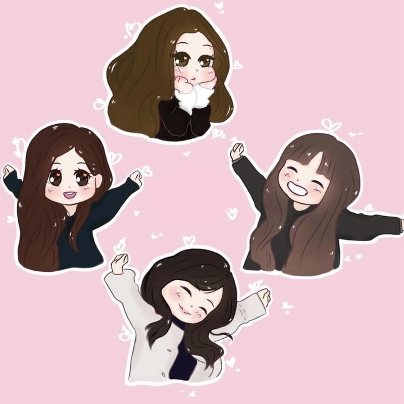 Hình Blackpink chibi giúp tăng tính thẩm mỹ khi lưu trữ