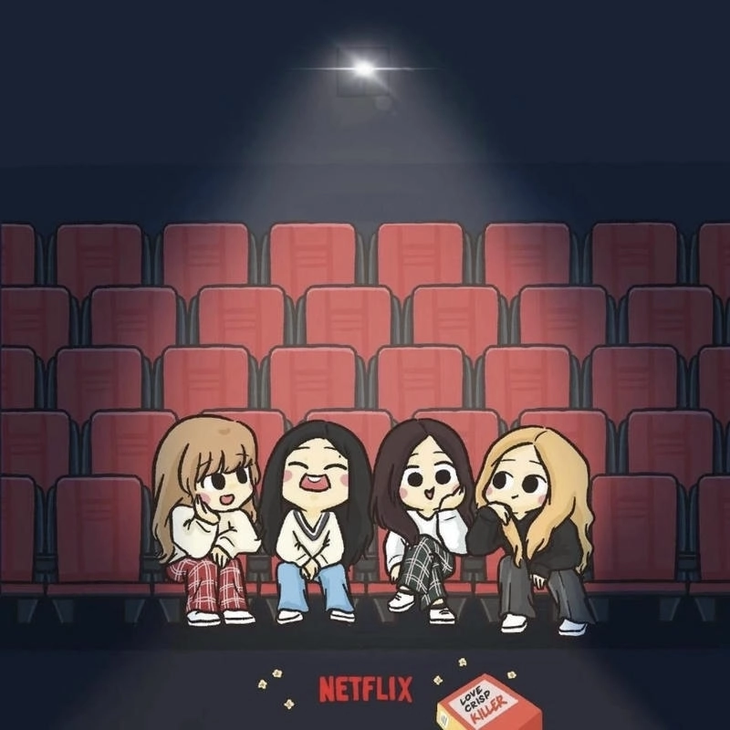 Hình Blackpink chibi nổi bật với phong cách đáng yêu