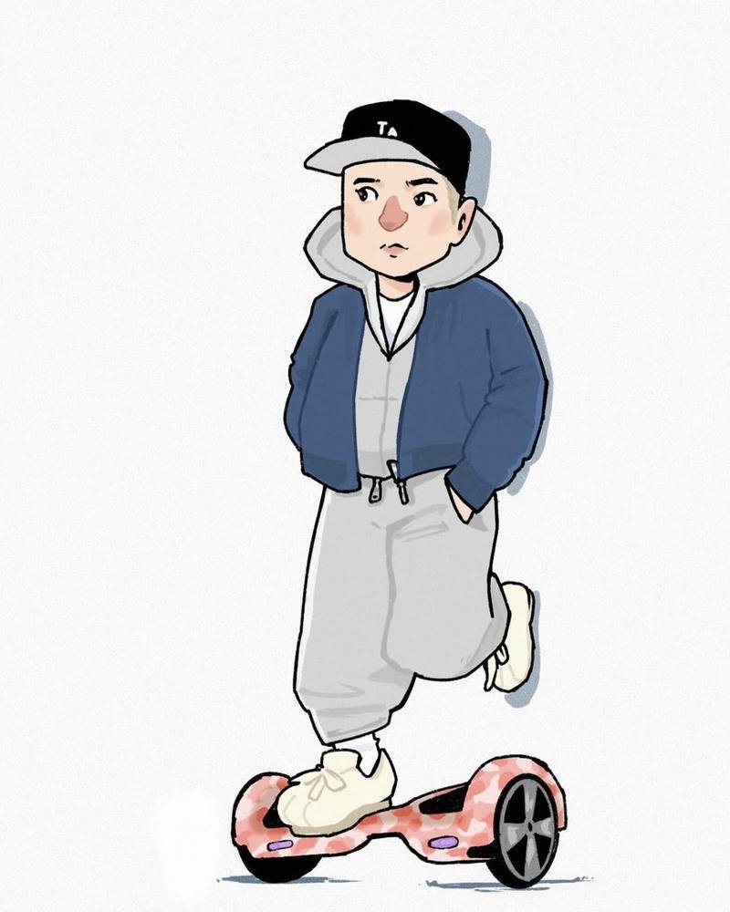 Hình ảnh Sơn Tùng chibi phong cách hoạt hình nổi bật