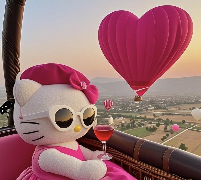 Hình ảnh avatar hello kitty cute hài hòa