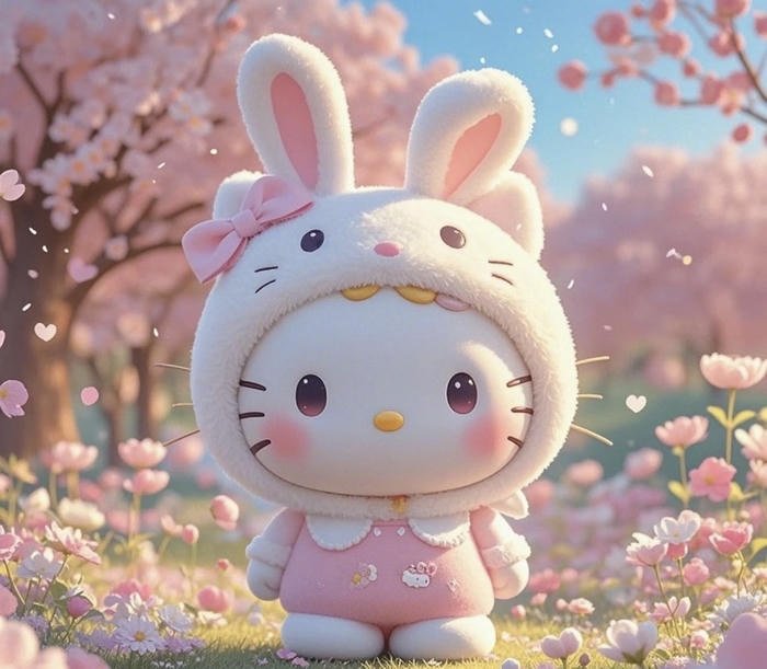 Hình ảnh avatar hello kitty cute tinh tế
