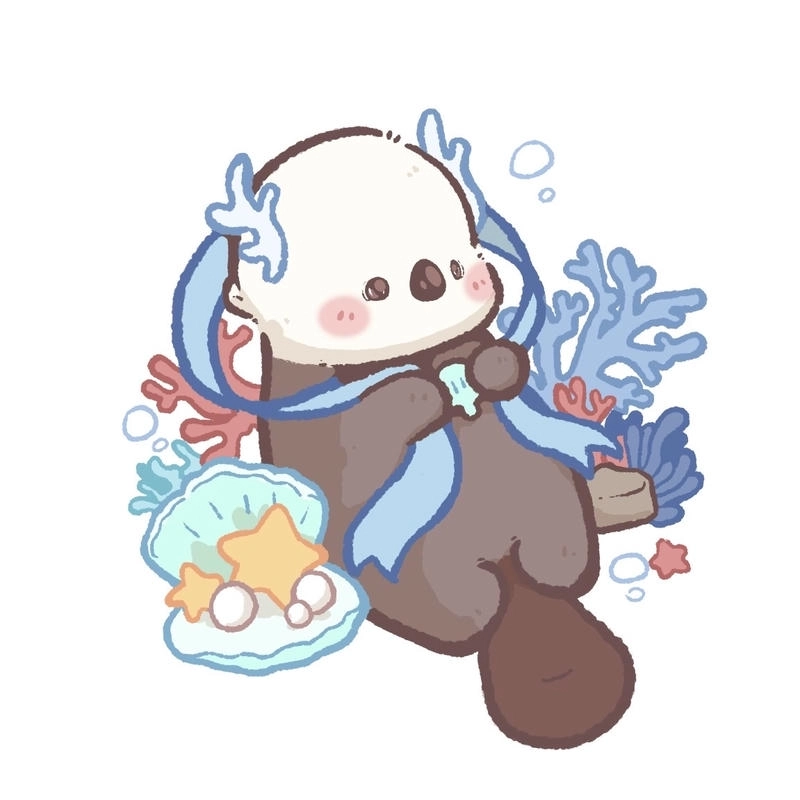 Hình ảnh chibi động vật với biểu cảm gần gũi