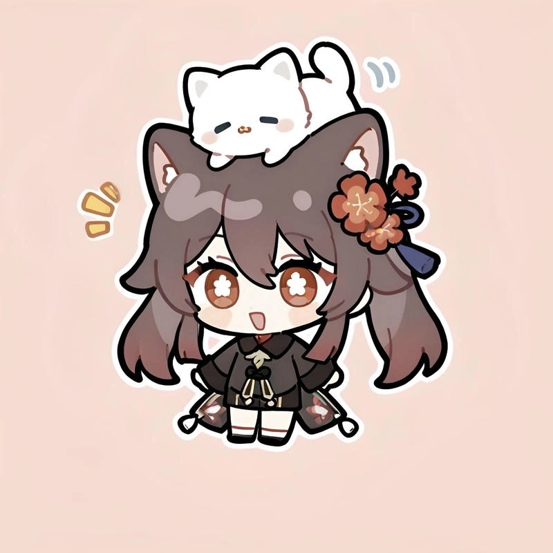Hình ảnh cuốn hút phù hợp lưu trữ Hu Tao chibi