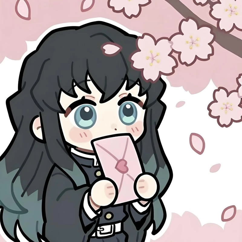 Hình ảnh dễ thương pha chút lạnh lùng Muichirou chibi