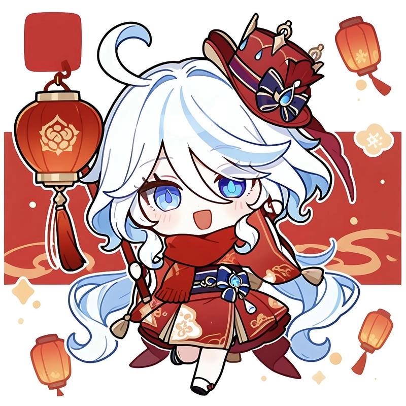 Hình ảnh sinh động mang tinh thần Furina chibi trẻ trung