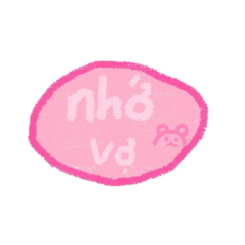 Hình ảnh sticker chữ vui vẻ dùng khi chat bạn bè