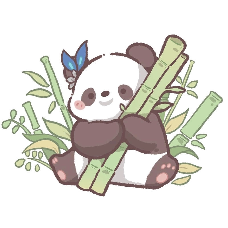 Hình chibi động vật mang phong cách hoạt hình hiện đại