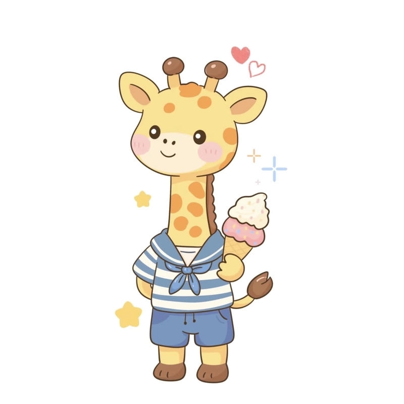 Hình con vật chibi phù hợp làm avatar hoặc hình nền