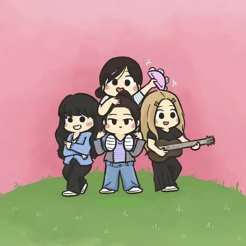 Khoảnh khắc Blackpink chibi vui tươi dành cho fan