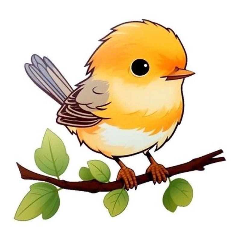 Khoảnh khắc chim chibi tạo cảm giác vui tươi nhẹ