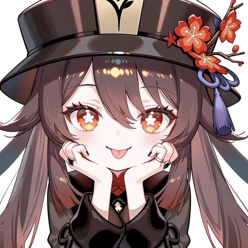 Nét vẽ sáng tạo mang lại sức hút riêng Hu Tao chibi