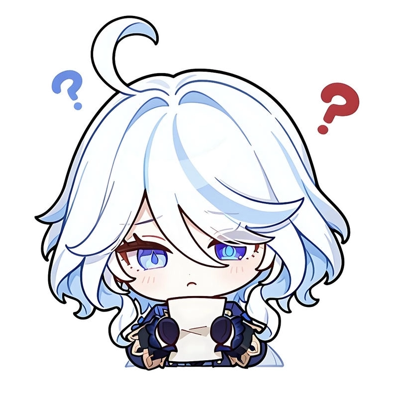 Phiên bản thu nhỏ dễ thương của nhân vật Furina chibi