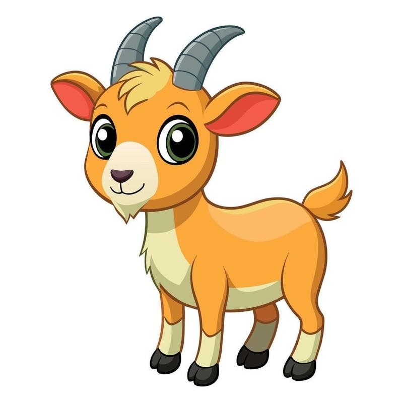 Phong cách dê chibi tròn trịa mang nét dễ thương tự nhiên