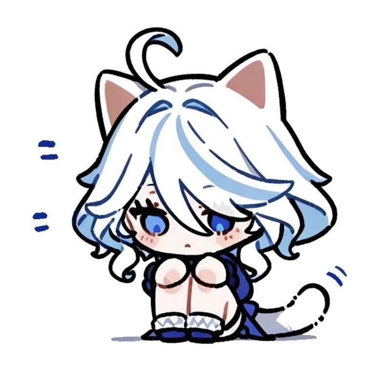 Phong cách hiện đại hòa quyện cùng Furina chibi sinh động