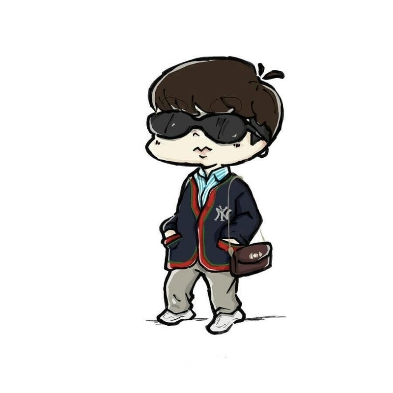 Tạo hình Sơn Tùng chibi với đường nét đáng yêu