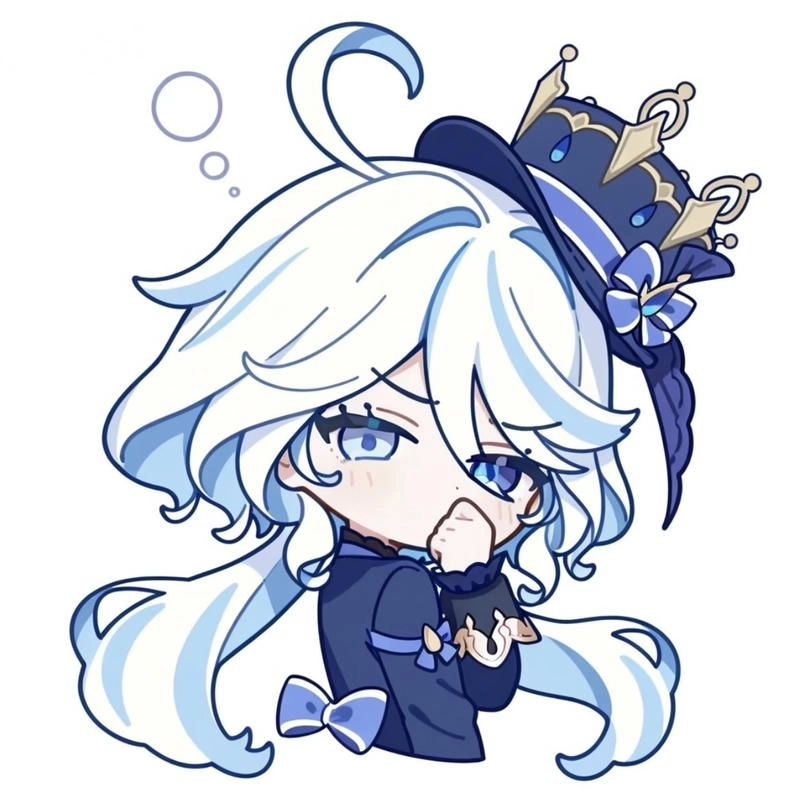 Tạo hình sáng tạo mang dấu ấn riêng của Furina chibi