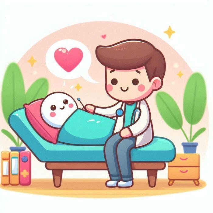ảnh bác sĩ chibi phong cách trẻ trung