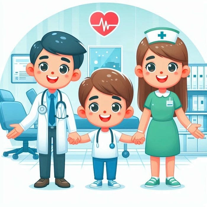 ảnh chibi bác sĩ dễ nhìn