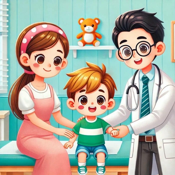ảnh chibi bác sĩ tạo hình cute
