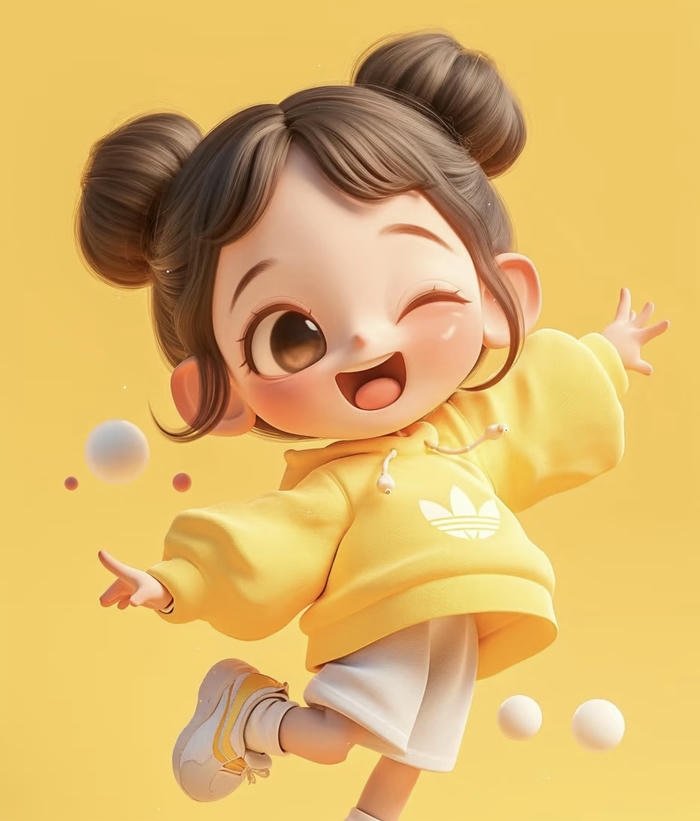 avatar 3d nhẹ nhàng đơn giản