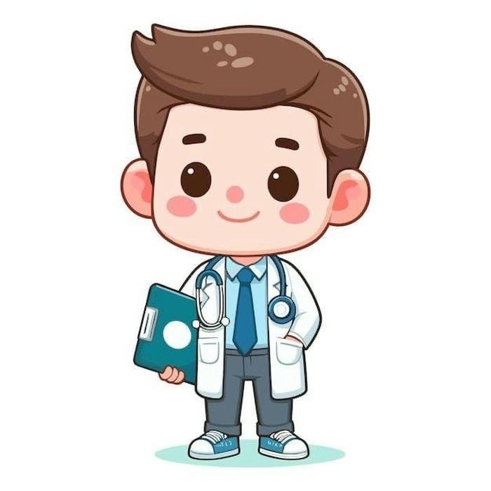 bác sĩ chibi tạo hình đáng yêu