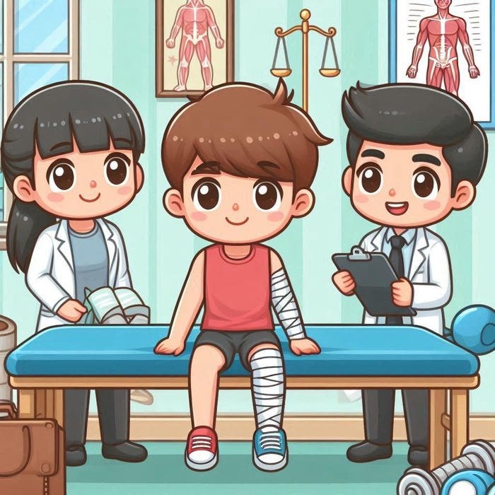 bác sĩ chibi tạo hình sinh động