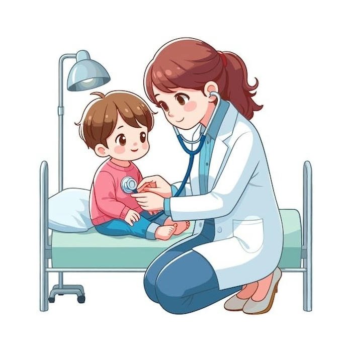 hình ảnh chibi bác sĩ thân thiện