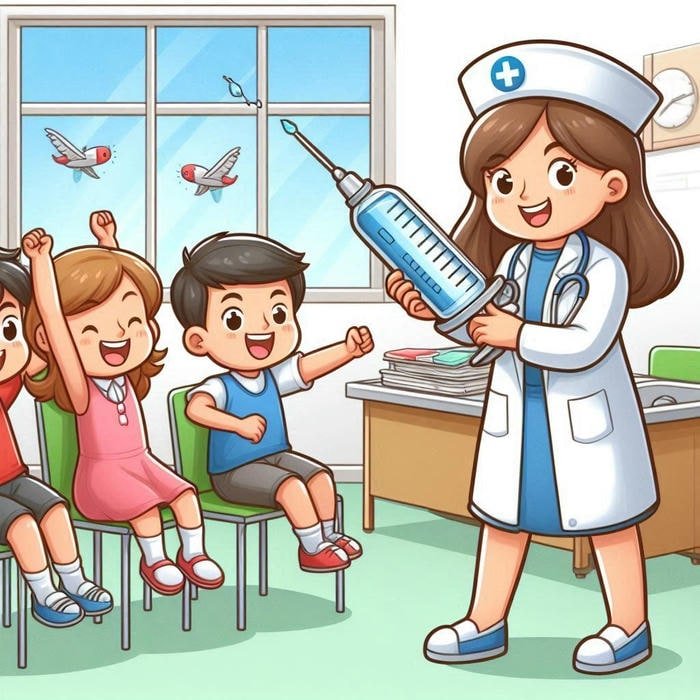 hình chibi bác sĩ vui nhộn
