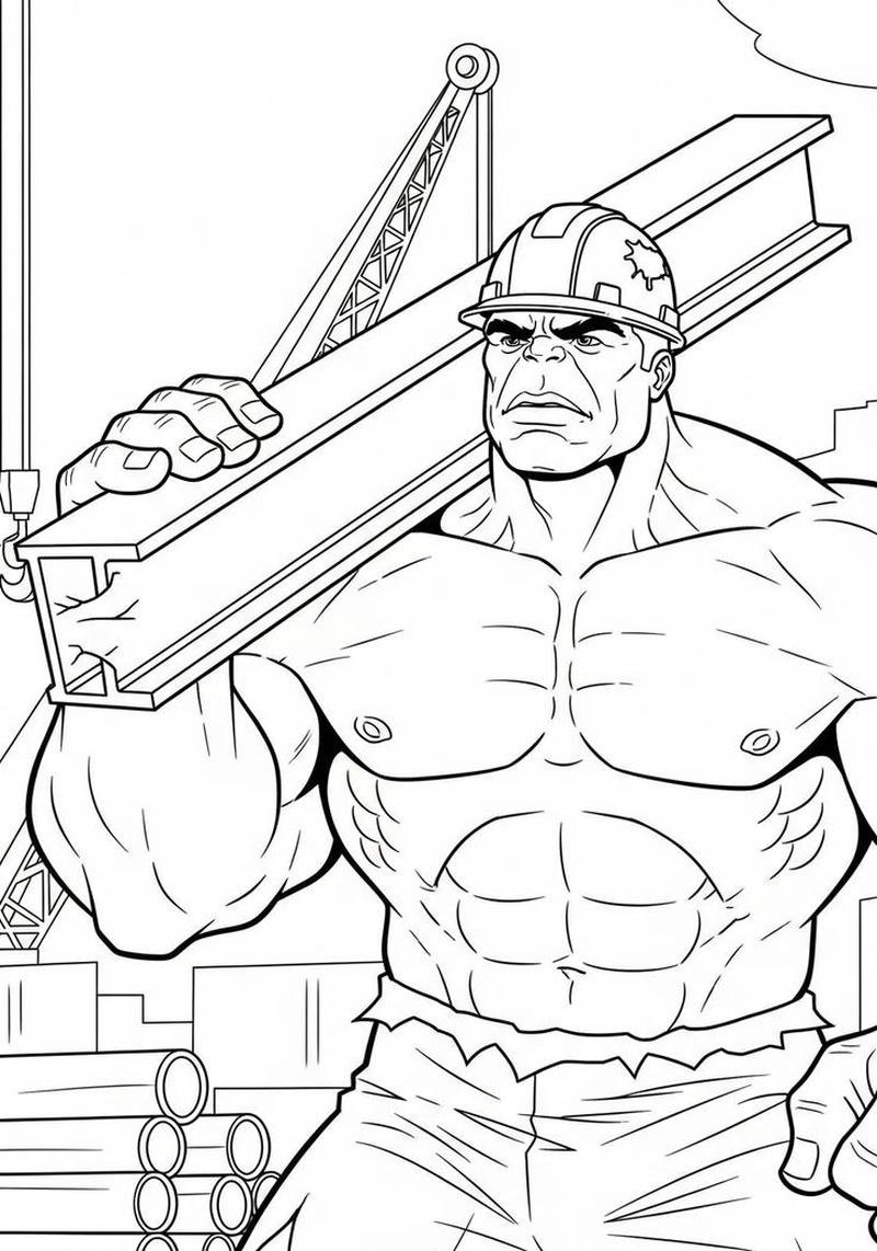 Ảnh Hulk bước đi đầy sức mạnh