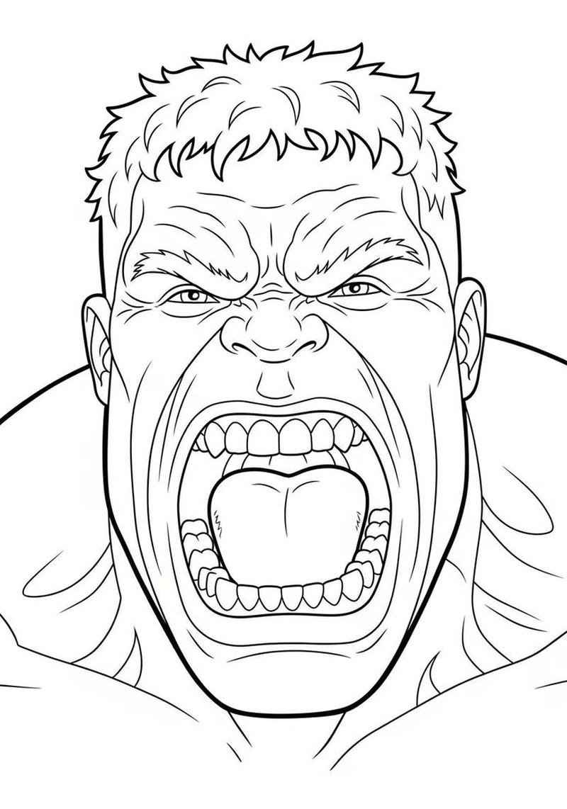 Ảnh Hulk lộ cơ bắp phong cách hoạt hình