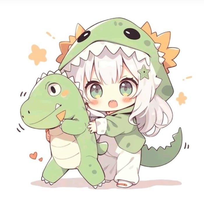 Ảnh avatar dễ thương chibi dễ nhìn