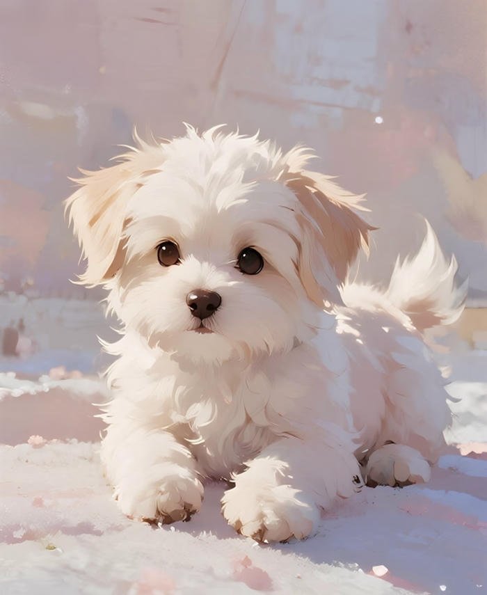 Ảnh chó phong cách hoạt hình