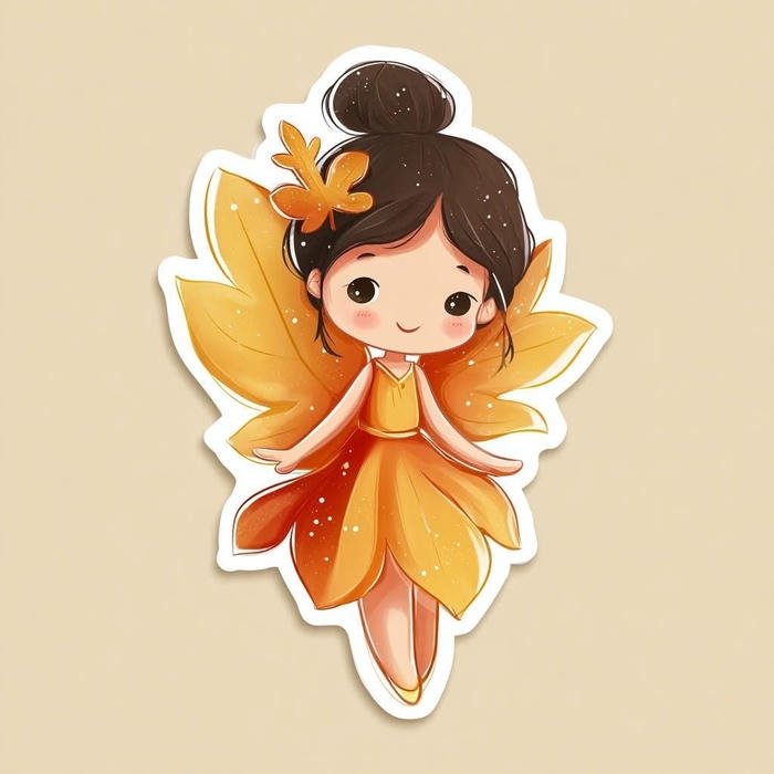 Ảnh hình vẽ sticker cute mini dùng cho scrapbook