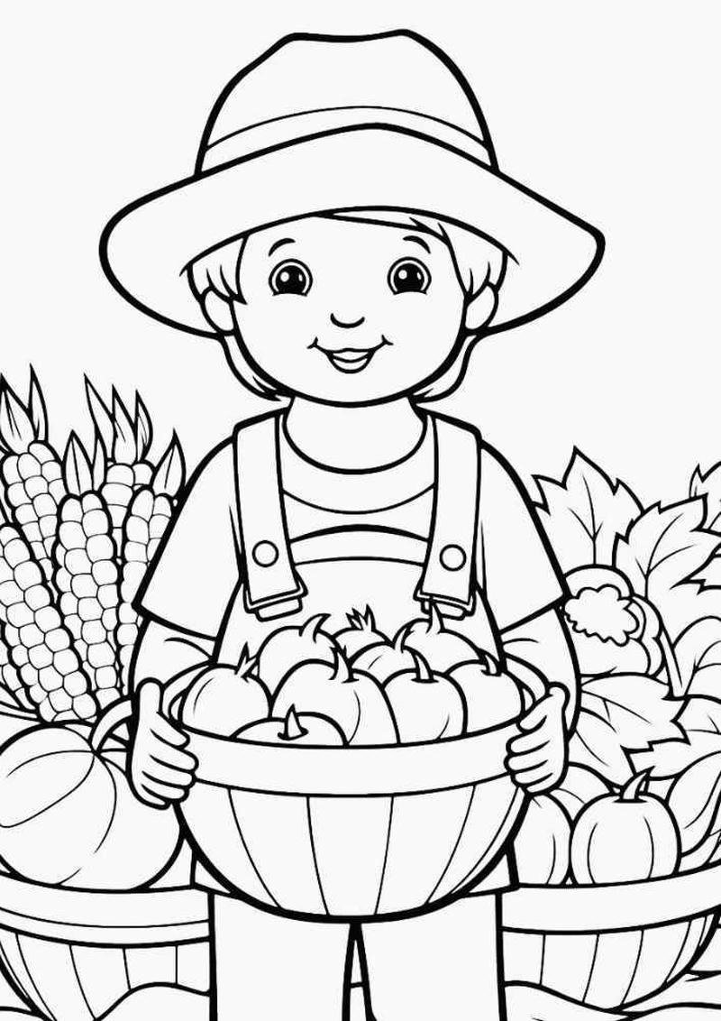 Ảnh minh họa người nông dân chở nông sản