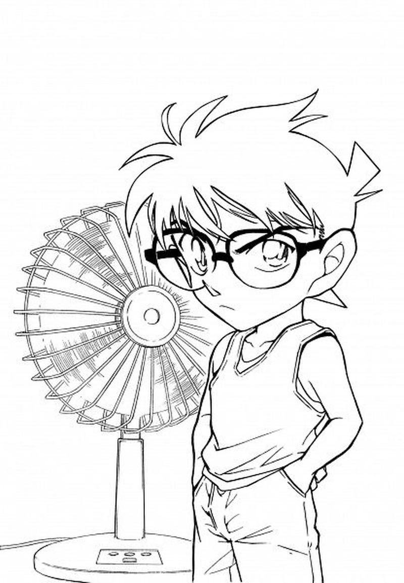 Ảnh nhân vật Shinichi thu nhỏ dạng hoạt hình